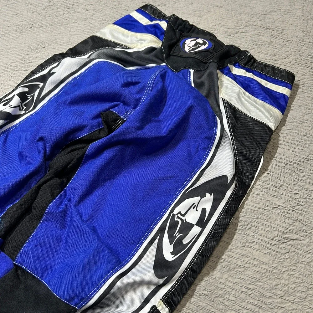 Thor Core 1010 Motocross Racing Pants Blue Black White Mens Size 34 Kevlar Knee
